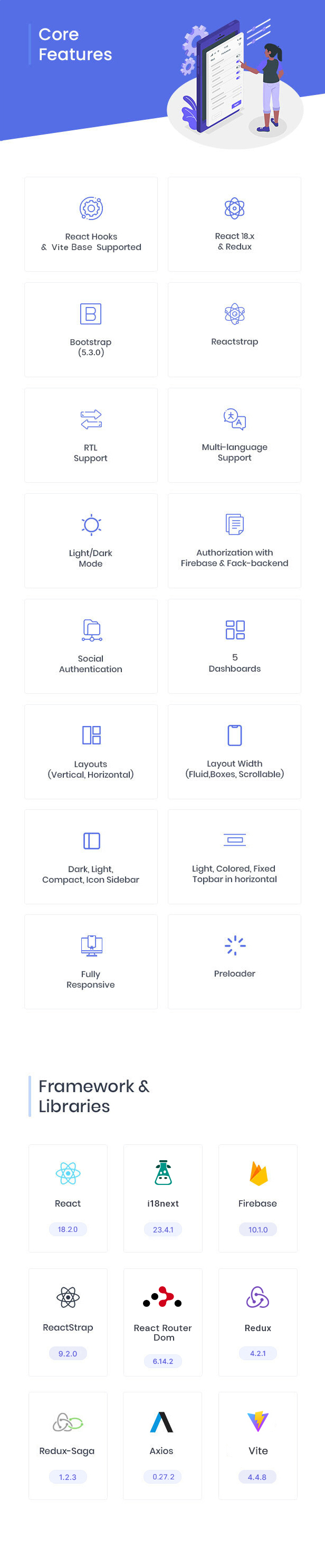 Skote - React Typescript Admin & Dashboard Template - 13