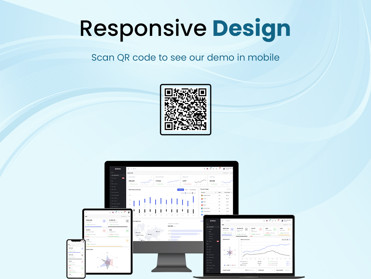 Steex - HTML & Laravel Admin Dashboard Template - 17