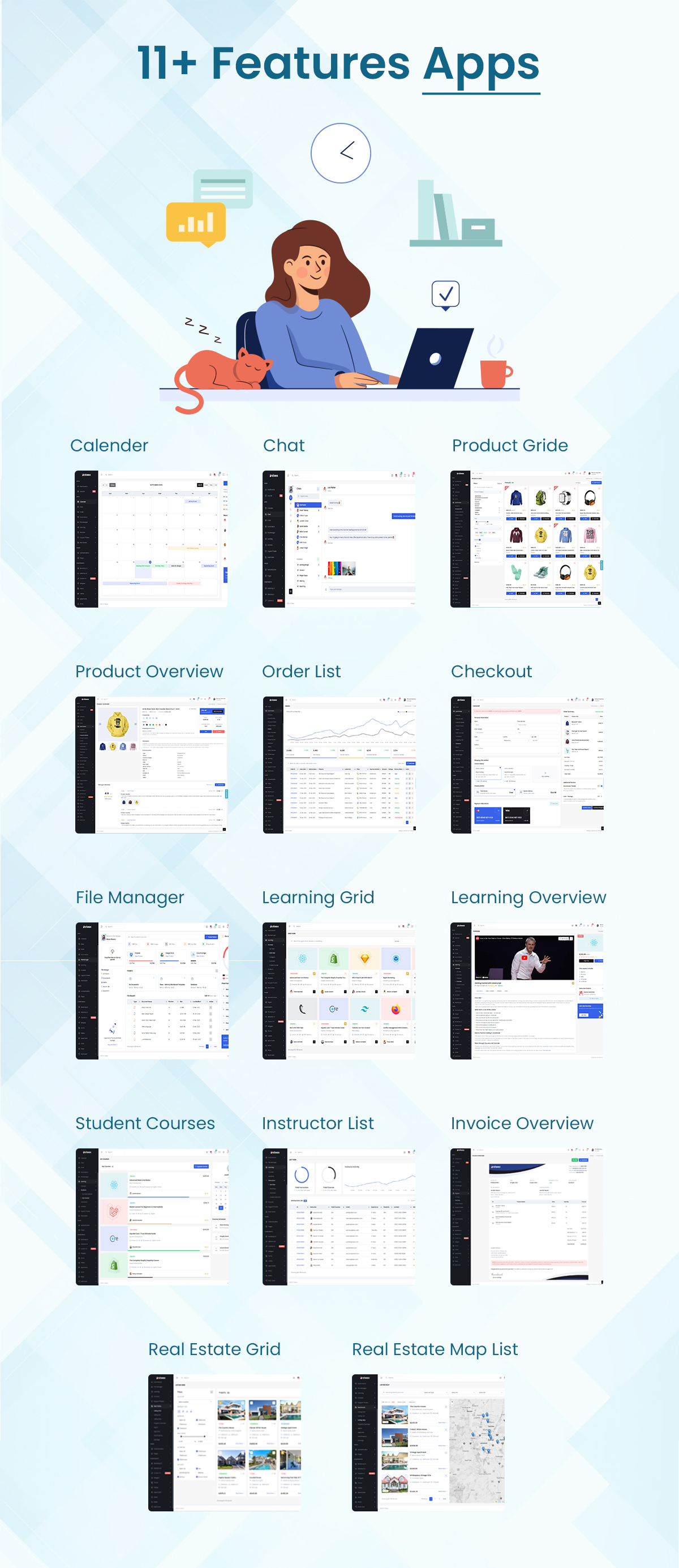 Steex - HTML & Laravel Admin Dashboard Template - 13